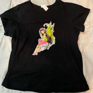 Plus faerie fairy punk goth rare shirt